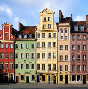 The streets of old Warsaw.